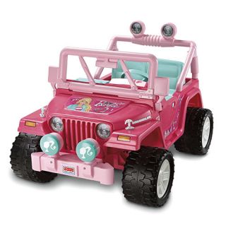 Power Wheels 12V Barbie Jammin Jeep Wrangler