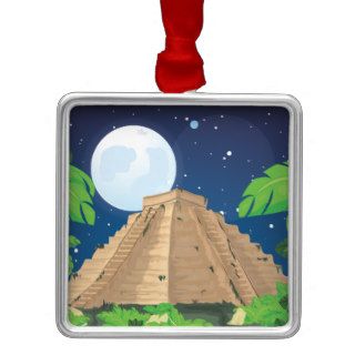 Aztec Pyramid Ornament