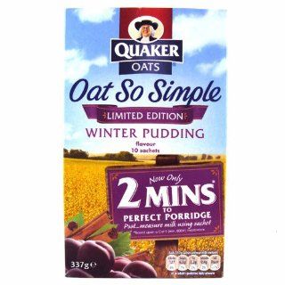 Quaker Oat So Winter Pudding 337g  Breakfast Cereals  Grocery & Gourmet Food