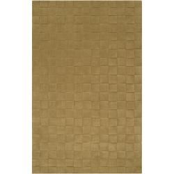 Hand crafted Solid Casual 'Guapo Cottage' Basket Weave Patterned Zealand Wool Rug (3'3 x 5'3) 3x5   4x6 Rugs
