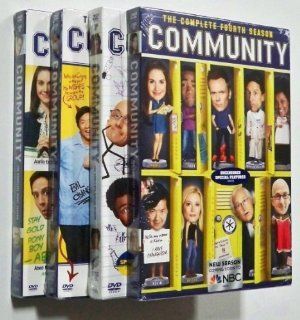 Community Seasons 1 4 DVD Bundle Joel McHale, Chevy Chase Movies & TV