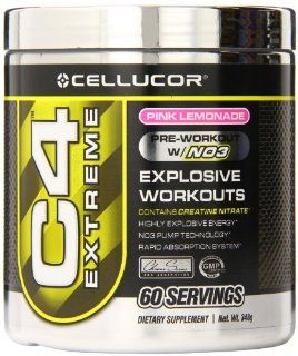 Cellucor C4 Extreme Workout Supplement, Pink Lemonade, 348 Gram Health & Personal Care