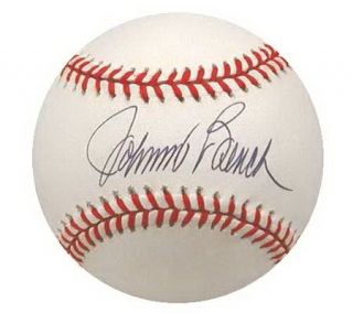 Johnny Bench Autographed Baseball —