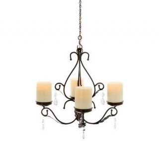 As Is Indoor  Outdoor 3 in 1 Sconces with Flameless Candles —