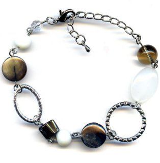 Metal & Shell Ethnic bracelet Strand Bracelets Jewelry