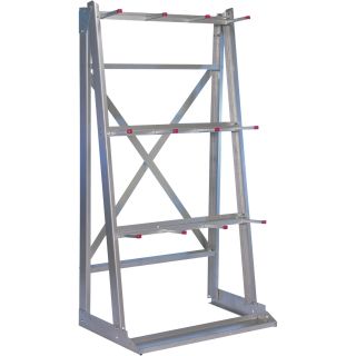 West Vertical Storage Rack – 37in.W x 25in.D x 71in.H, Model# 1238  Warehouse Style Storage Racks