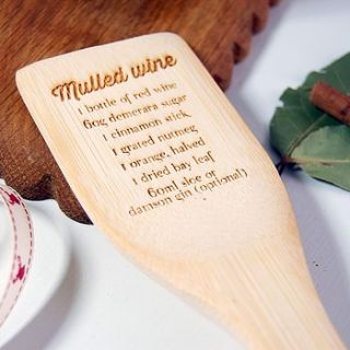 mulled wine recipe spatula by door 77