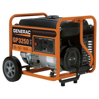 Generac GP3250 Portable Generator — 3750 Surge Watts, 3250 Rated Watts, Model# 5982  Portable Generators
