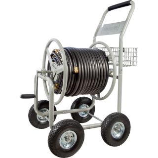 Roughneck Hose Reel Cart — Holds 400ft. x 5/8in. Hose  Garden Hose Reel Carts