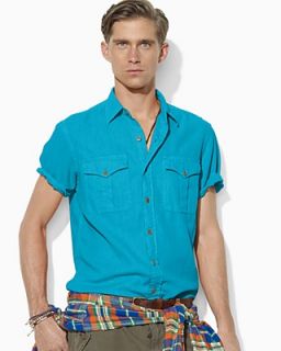 Polo Ralph Lauren Short Sleeved Woven Military Safari Shirt's