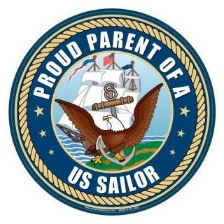 Proud Parent of a U.S. Sailor Circle Magnet Automotive