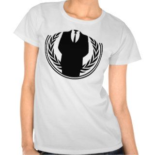 Anonymous logo with your head ) tee shirt