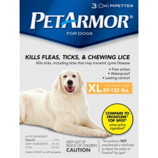 PetArmor for Dogs 89  132lbs 3 ct