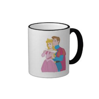 Sleeping Beauty's Aurora and Prince Philip Disney Coffee Mugs