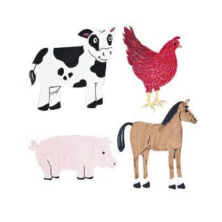 Design Your Own Farm Animal Cutouts (2 dz) Toys & Games