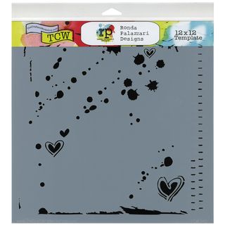Crafters Workshop Templates 12X12 Confetti Crafters Workshop Templates & Stencils