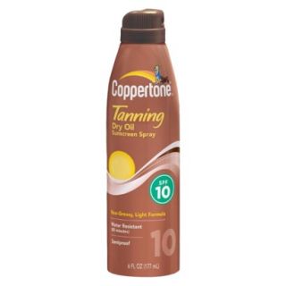 Coppertone Dry Oil Sunscreen Spray SPF 10