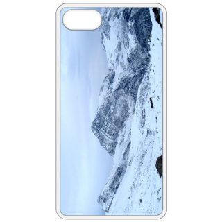 Alp Mountain Peaks Winter Image White Apple Iphone 5 Cell Phone Case   Cover Cell Phones & Accessories