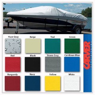Carver 24' Pontoon Boat Cover with Fully Enclosed Deck & Bimini TopPoly Guard   77524P  Sports & Outdoors