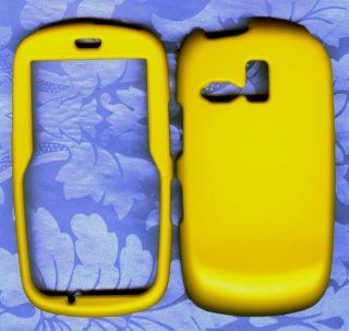 Yellow Pattern snap on case Samsung r355 R355c Straight Talk Phone Cover Cell Phones & Accessories