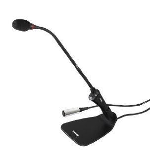 Shure CVG12 B/C Gooseneck Condenser Microphone, 12 Inch, Inline Pre Amp, Flange Mount, Cardioid (Black) Musical Instruments