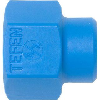 Loc Line Coolant Hose Component, Tefen, Reducer, 1/2"   1/4" NPT Female (Pack of 4) Cutting Tool Coolants
