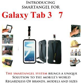 Samsung Galaxy Tab 3 7.0 with Duo Hand and Neck Straps   Black Cell Phones & Accessories