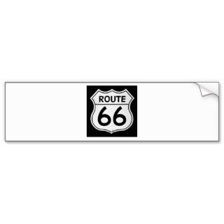 Route 66 sign bumper stickers