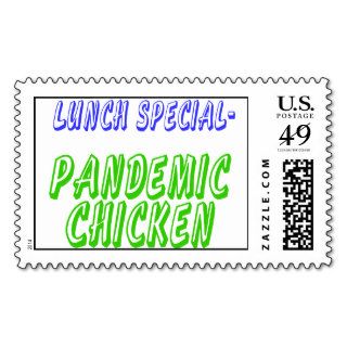H5N1 Bird Flu.  Lunch Special   Pandemic Chicken Stamps