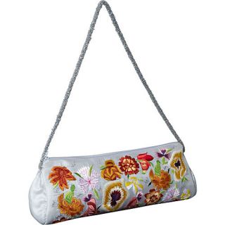 Moyna Handbags Purse w/ Silk Multi Flowers
