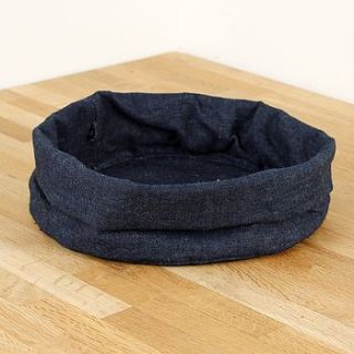 hemp denim 'adjust a bowl' by green tulip ethical living