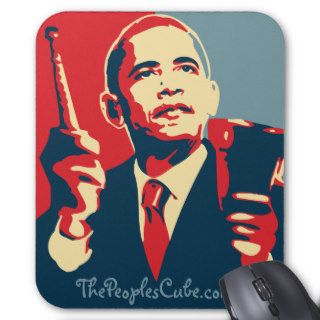 Barack Obama   Cowbell OHP Mousepad