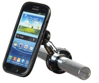 Samsung Galaxy S4 Motorcycle Handlebar Mount Kit with RokForm Galaxy S4 Case (Black) and Techmout Rokform Adapter   Universal Handlebar Mounting Kit to Securely Mount your Galaxy S4 to Your Motorcycle, ATV, Snowmobile, or other Power Sport Vehicle With 7/8