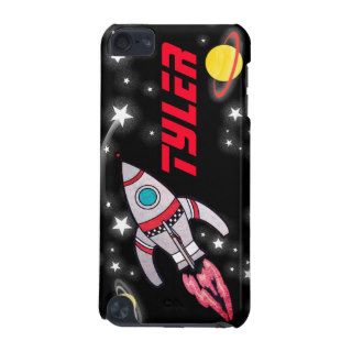 Named 5 letter space black red boys ipod case iPod touch 5G covers