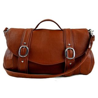 handcrafted tan leather 'preston' bag by freeload leather accessories