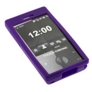 HTC Touch Diamond Purple Premium Silicon Skin Case Cell Phones & Accessories