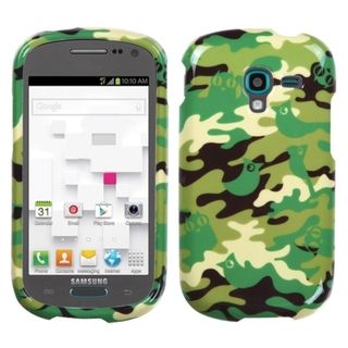 BasAcc Green Woodland Camo Case for Samsung T599 Galaxy Exhibit BasAcc Cases & Holders