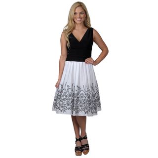 Jessica Howard Women's Cap Sleeve Surplus Bodice Rouched Waist Pleated Skirt Dress Jessica Howard Casual Dresses