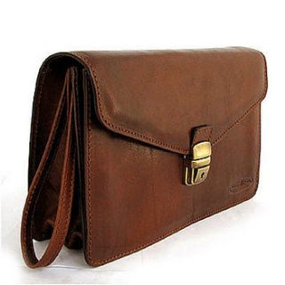 'small santino' mens clutch bag by maxwell scott leather goods