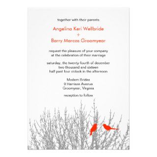 Sports Car Red Winter Background Wedding Template Custom Announcement