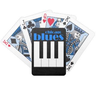 Chicago blues playing cards