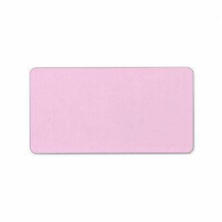 Plain pale pink background blank custom label
