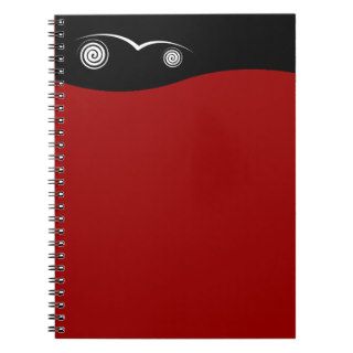 Automotive Theme Template Spiral Notebook