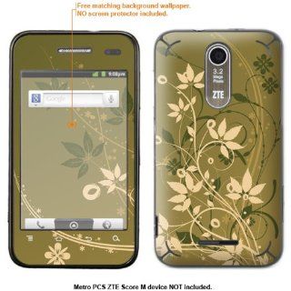 Protective Decal Skin Sticker for Metro PCS ZTE Score M case cover ZTEscoreM 363 Cell Phones & Accessories