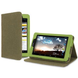 Cover Up ASUS Fonepad ME371MG (7") Tablet Version Stand Natural Hemp Cover Case   Khaki Green Computers & Accessories