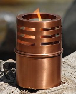 outdoor copper oil lamp by posh garden furniture