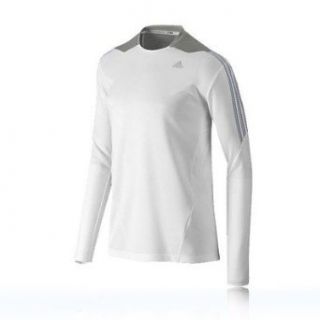 Adidas Climacool 365 Long Sleeve Running Top   XX Large   White Sports & Outdoors