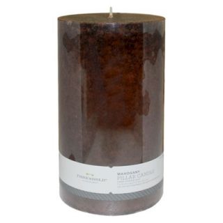 Brown Mottled Pillar Candle    4X7