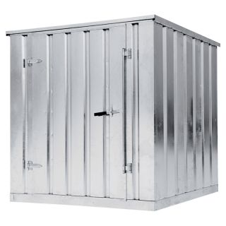 West Galvanized Storage Building Container Kit — 2000-Lb. Capacity, 275 Cu. Ft., Model# Store83  Utility Sheds
