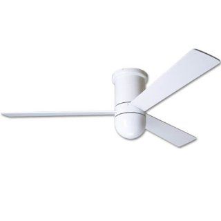 Modern Fan Company 52" Cirrus Gloss White Hugger Ceiling Fan    